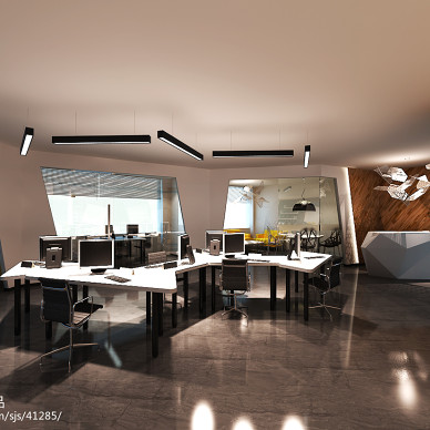 深圳办公室装修-办公室设计公司-办公室设计效果图-文丰装饰公司