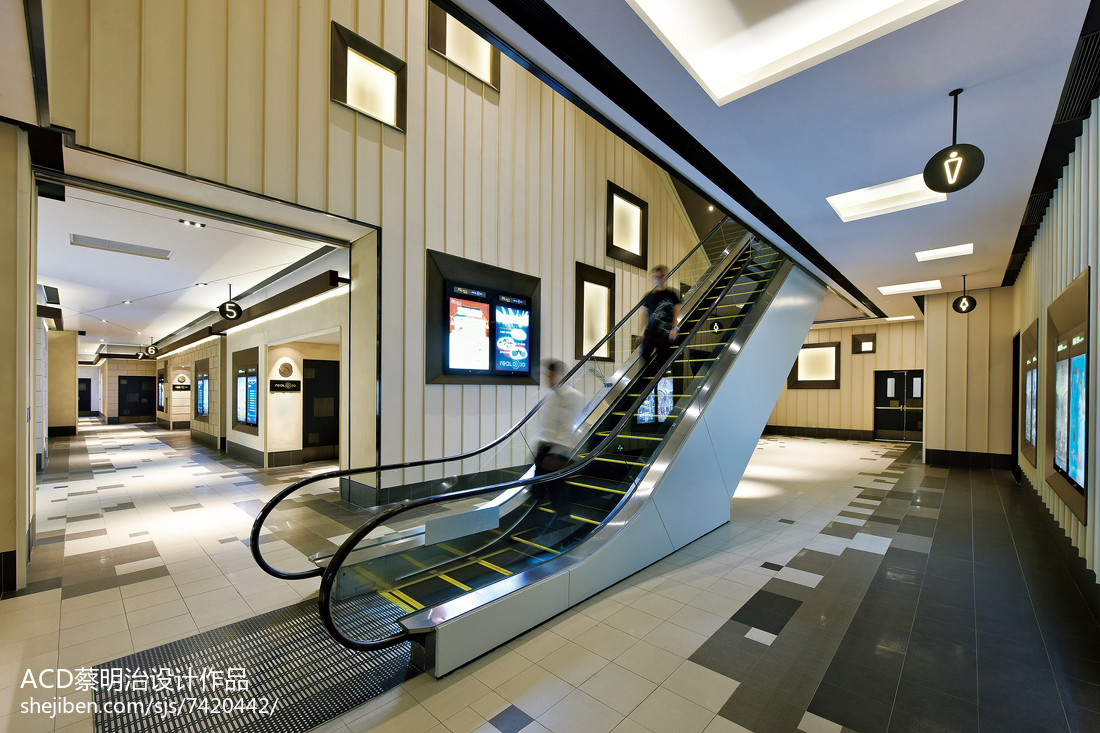 百丽宫电影城楼梯设计案例