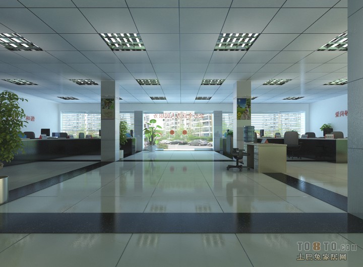 开阳社区服务中心-办公空间-设计本作品中心
