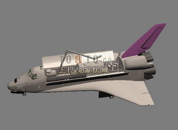 航天飞机3d模型下载