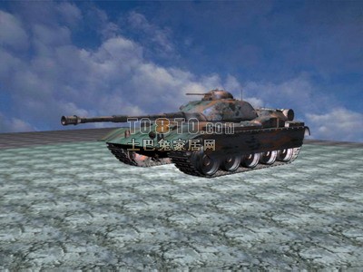 坦克兵器素材203d模型下载