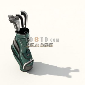 高尔夫球具3d模型下载