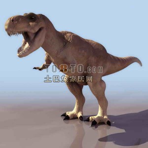 恐龙-霸王龙-动物83d模型下载