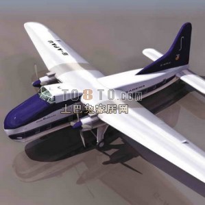 小型飞机3d模型下载
