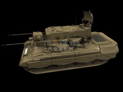 坦克兵器素材283d模型下载