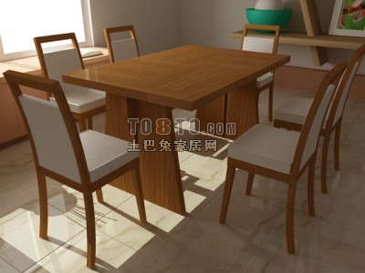 洽谈桌椅3d模型下载