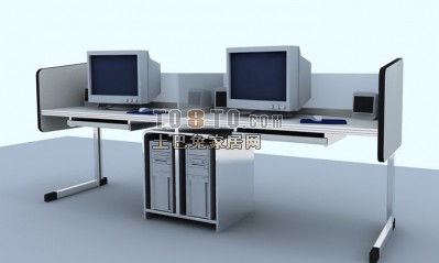 电脑柜3d模型下载