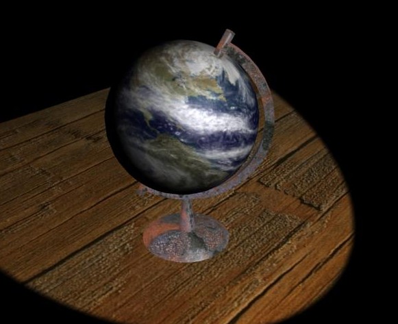 地球仪3d模型下载