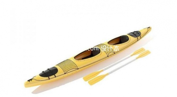 划桨船3d模型下载