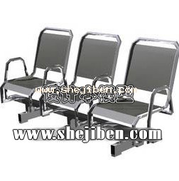 室外椅子3d模型下载