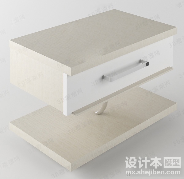 床头柜3d模型下载