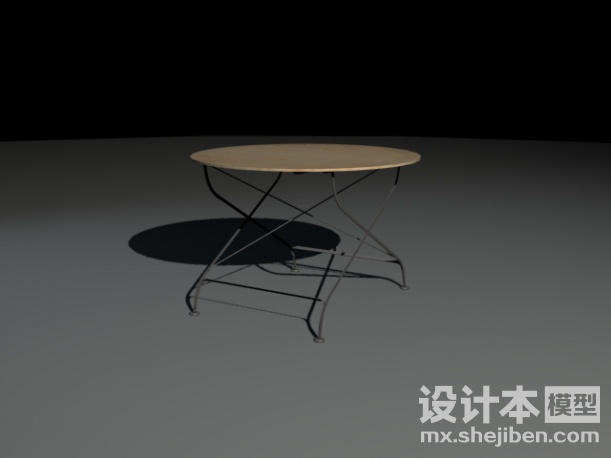 铁艺桌椅3d模型下载
