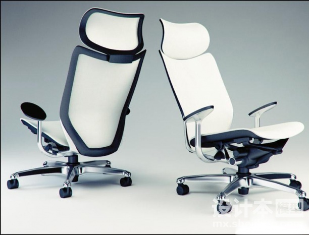 【3d办公椅模型】_办公椅3d模型下载_51407