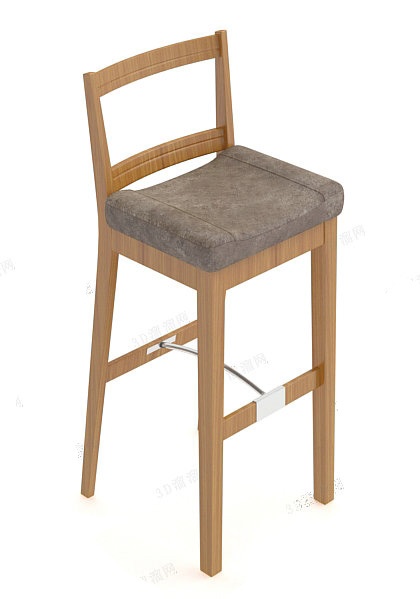 吧台椅3d模型下载