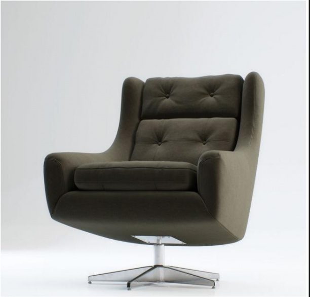 现代单椅沙发3d模型下载