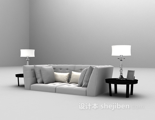 设计本双人沙发欣赏3d模型下载