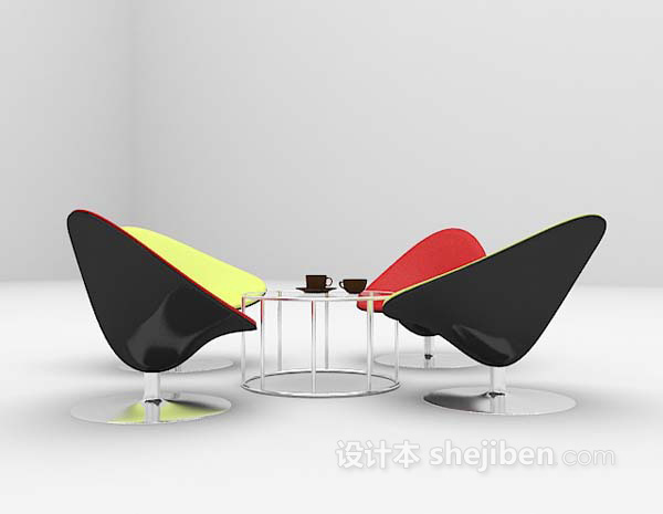 设计本个性家居椅3d模型下载