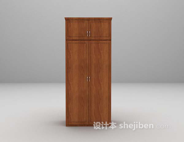 设计本中式衣柜3d模型下载