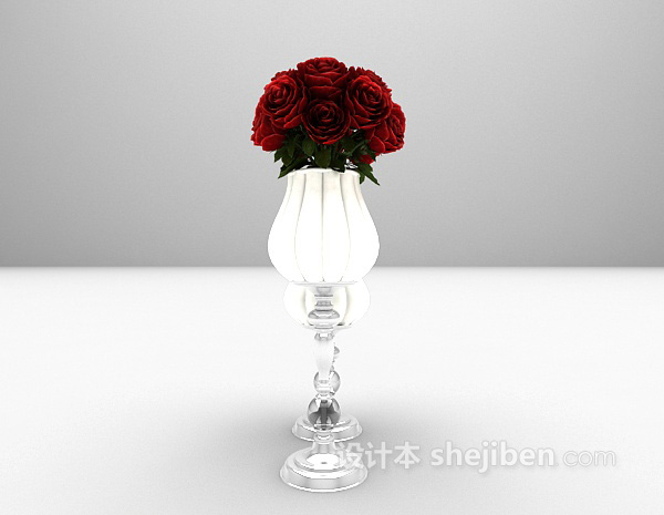 免费花瓶装饰品3d模型下载