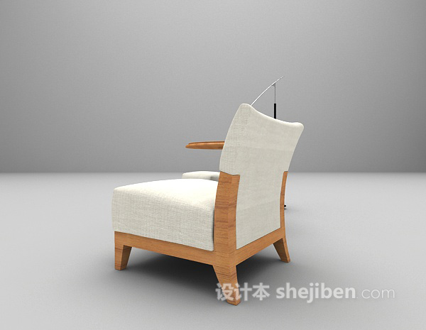 设计本休闲沙发椅3d模型下载