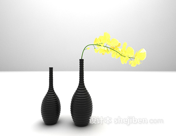 花瓶装饰品3d模型下载