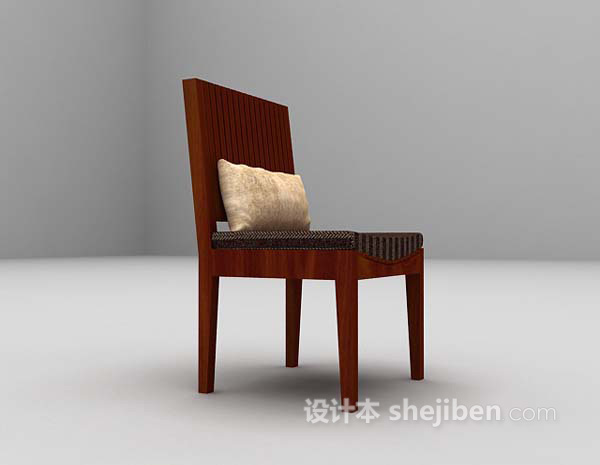 木质家居椅3d模型下载