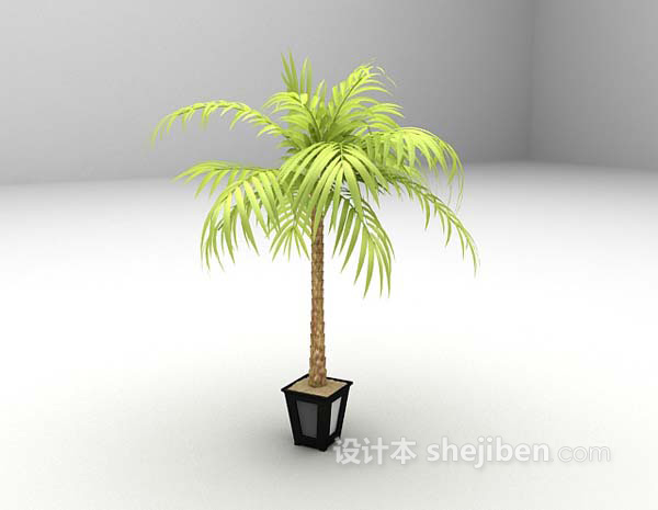 设计本绿树3d模型下载