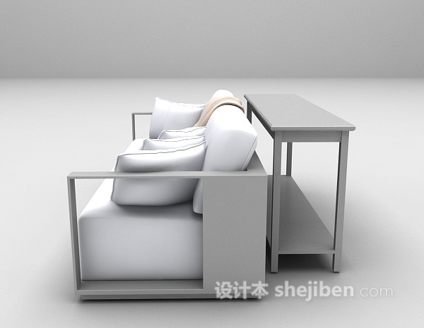 中式风格简约新中式沙发3d模型下载