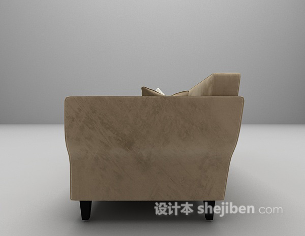 设计本家庭沙发3d模型下载