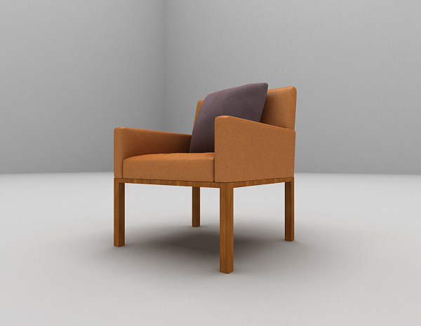 免费棕色皮质沙发推荐3d模型下载