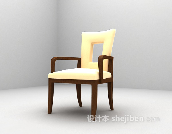 设计本现代家居椅3d模型下载