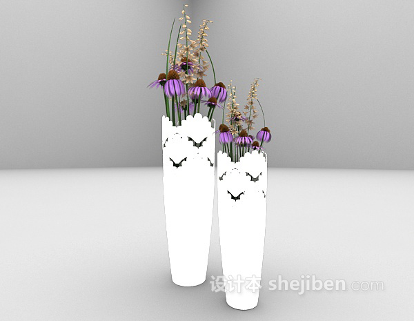 设计本花瓶摆设3d模型下载