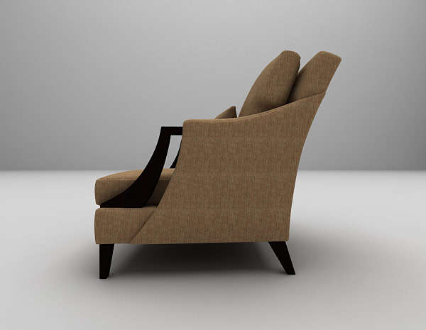 设计本欧式单人沙发椅3d模型下载