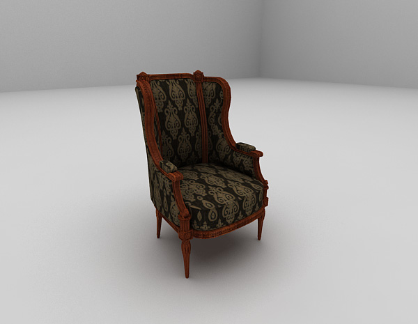 欧式风格欧式复古沙发3d模型下载