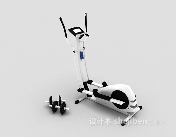 设计本健身器材3d模型下载