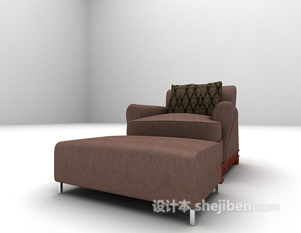 免费欧式皮沙发3d模型下载