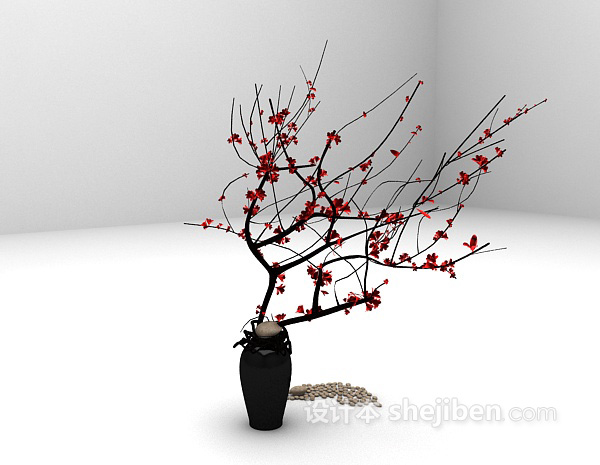 免费装饰树木3d模型下载