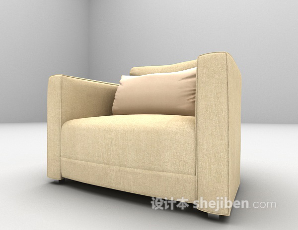 免费布艺沙发max3d模型下载
