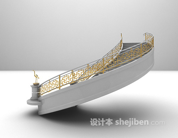 欧式楼梯大全3d模型下载
