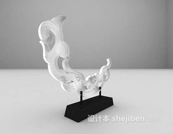 现代风格雕塑品推荐3d模型下载