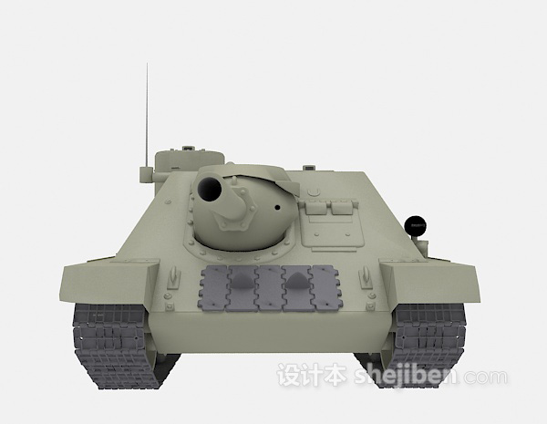 轻型的坦克3d模型下载