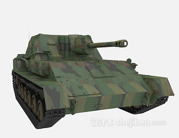 免费坦克3d模型下载