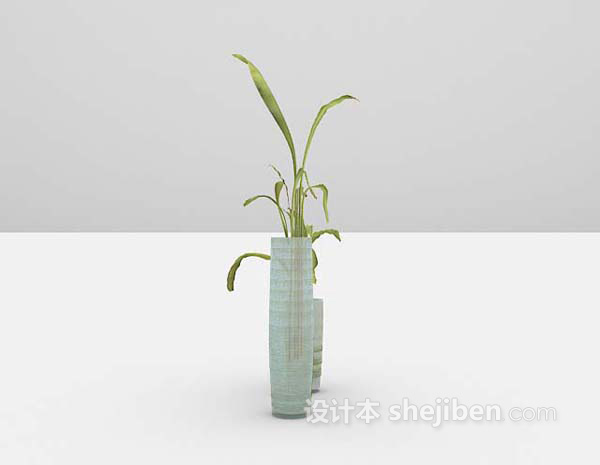 现代风格室内植物3d模型下载