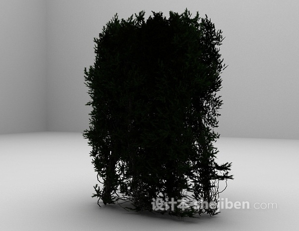 免费室外绿色植物3d模型下载