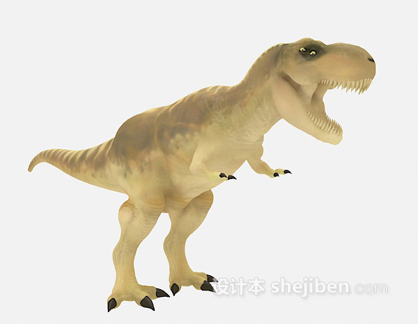 现代风格恐龙3d模型下载