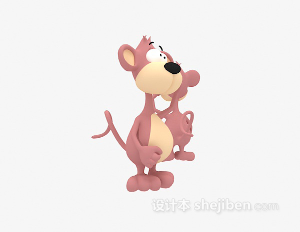设计本儿童玩具老鼠3d模型下载