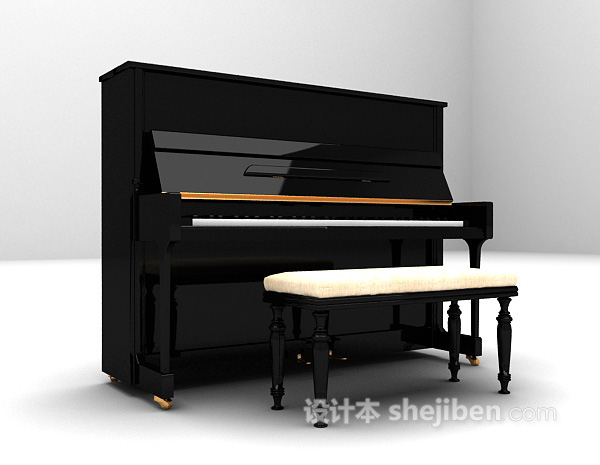 设计本经典钢琴3d模型下载