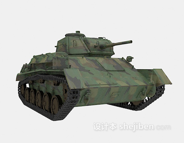 坦克的3d模型下载