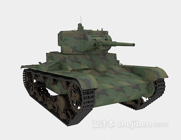 免费武器坦克3d模型下载