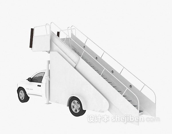 设计本楼梯汽车3d模型下载